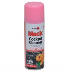 Поліроль для пластику Nowax Black Cockpit Cleaner Peach, 200 мл