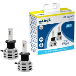 Автомобільні лампочки Narva Range Perfomance LED H3 12/24V 24W PK22s (2 шт.)
