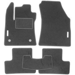 Textile-Pro Килимки в салон Renault Megane 4 '16- хетчбек, текстильні, сірі (Стандарт)