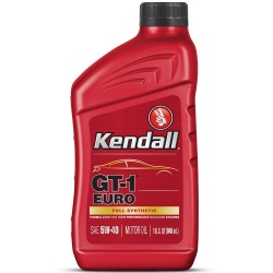 Моторна олива Kendall GT-1 Euro Premium Full Synthetic 5W-40, 0,946 л