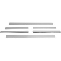 Накладки на пороги для Lada Granta 2190 '11- (Premium)