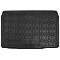 Килимок в багажник для Peugeot 208 '21 -, гумовий, чорний (AVTO-Gumm)