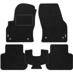 Килимки в салон для Audi Q3 '19-, текстильні, чорні (Стандарт)