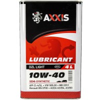 Моторна олива AXXIS 10W-40 DZL Light 4 л