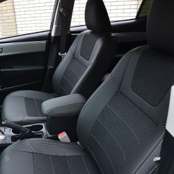 MW Brothers Авточохли Dynamic для салону Toyota Corolla з 2019- бензин, сіра строчка (MW Brothers)