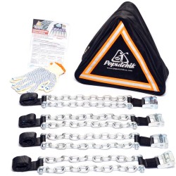 Ланцюг проти ковзання для коліс R15-R21, з сумкою Poputchik