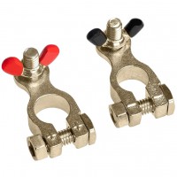 Клеми акумуляторні, латунь, Wing Fix