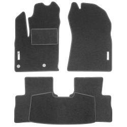 Textile-Pro Килимки в салон Nissan Qashqai J12 '21- (ДВЗ), текстильні, сірі (Стандарт)