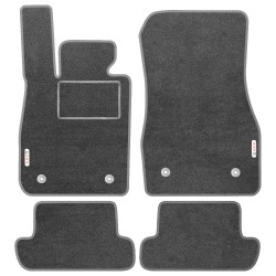 Textile-Pro Килимки в салон для BMW 8 G14 '18-, Cabriolet, текстильні, сірі (Стандарт)