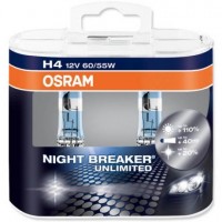  1 -   Osram Night Breaker Unlimited H4 12V (: 2) - : 64193NBU-HCB