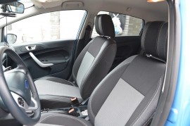 MW Brothers Авточохли Premium для салону Ford Fiesta '13-17 сіра строчка (MW Brothers)