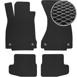 Килимки в салон для Audi A5 (F5) '17- кабріолет, EVA, чорні (Kinetic)