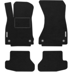 Килимки в салон для Audi A5 (F5) '17- Сoupe, текстильні, чорні (Стандарт)