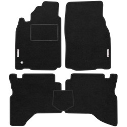 Textile-Pro Килимки в салон для Mitsubishi L200 '96-06, текстильні, чорні (Стандарт)