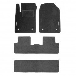 Килимки в салон для Chrysler Pacifica (RU) '16-, текстильні, сірі (Стандарт)