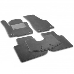 Килимки в салон для Mitsubishi Eclipse 4 '05-11, текстильні, сірі (Optimal)