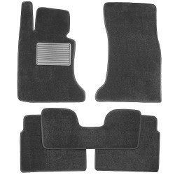 Килимки в салон для Chrysler 200 (JS) '10-14, текстильні, чорні (Преміум)