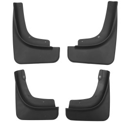 Бризковики для Jeep Compass 2017-( 1,4 літри) , повний комплект (AVTM)