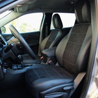 Авточохли для салону BMW 3 E46 '98-06 седан з екошкіри+антари Antara (EMC-Elegant)