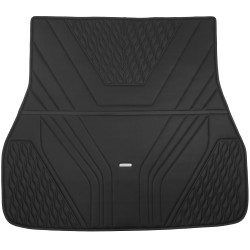 Inliner Килимок в багажник для Toyota Land Cruiser 300 '21-, 5 місць, екошкіра, Wave Style, чорний (Inliner)