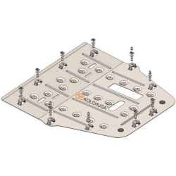 Захист двигуна та КПП для Chrysler Pacifica '16-, V-3,6i, АКПП (Кольчуга) WhiteCover