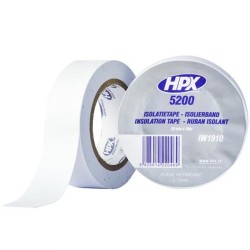 Ізолента HPX 5200 19мм х 10м, біла
