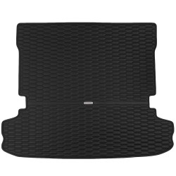 Inliner Килимок в багажник Mitsubishi Pajero Wagon 4 '07-21, екошкіра, Sota Design, чорний (Inliner)