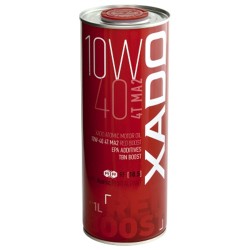Моторна олива XADO Atomic Oil 10W-40 4T MA2 Red Boost, 1 л