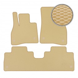 Килимки EVA в салон Mercedes EQS SUV X296 '23- бежеві (Kinetic)