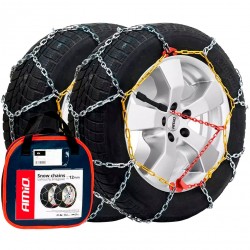 AMiO Ланцюги протиковзання KN-60, 12 мм, для коліс R13, R14, R15, R16 (AMiO)