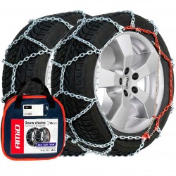 AMiO Ланцюги протиковзання KB-225, 16 мм, для коліс R14, R15, R16, R17 (AMiO)