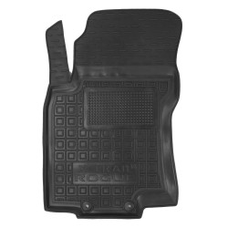 Килимок в салон водійський для Nissan Rogue '14-20, гумовий, чорний (AVTO-Gumm)
