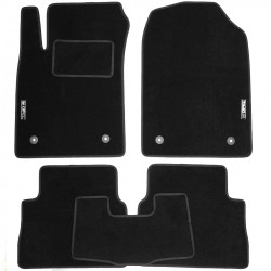 Textile-Pro Килимки в салон для Ssangyong Musso '18-, текстильні, чорні (Стандарт)