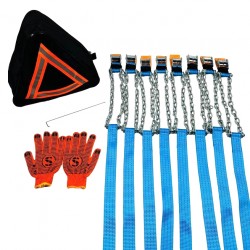 Ланцюги проти ковзання для коліс R15-R21, з сумкою, 8 шт. Poputchik