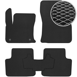 Килимки в салон для Peugeot e-208 '19- (electric), EVA, чорні (Kinetic)