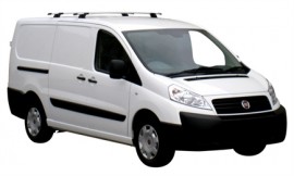 Багажник в штатные места для Fiat Scudo '07-16, сквозной (Whispbar-Prorack)
