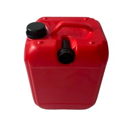 Каністра пластикова для пального 10 л, червона (Poputchik)