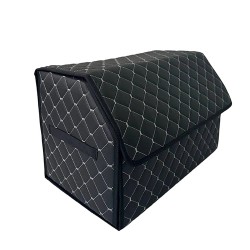 Органайзер в багажник Poputchik L, чорний з сірим