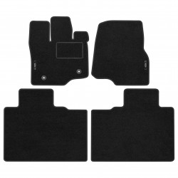 Textile-Pro Килимки в салон Ford F-150 '20-, SuperCab, текстильні, чорні (Стандарт)