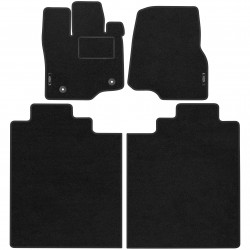 Textile-Pro Килимки в салон Ford F-150 '20-, SuperCrew, текстильні, чорні (Стандарт)