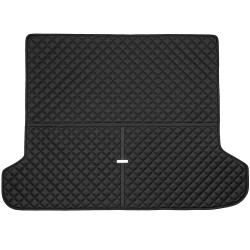 Inliner Килимок в багажник для Toyota LC Prado 150 '10-17, 5 місць, Diamond Style, з екошкіри, чорний (Inliner)