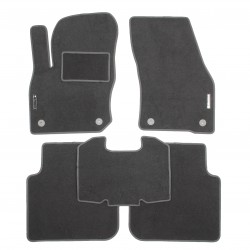 Килимки в салон Skoda Kodiaq 2 '24- текстильні, сірі (Стандарт)