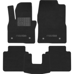 Textile-Pro Килимки в салон Mazda CX-50 '22- текстильні, чорні (Преміум)