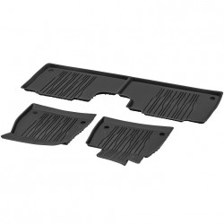 Килимки в салон Mercedes EQS SUV X296 '23- гумові, чорні (Mercedes)