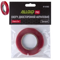 Скотч двосторонній на акриловій основі Alloid Pro 8 мм, 2 м