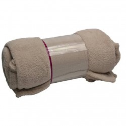 Poputchik Плед флісовий 110 х 150 см бежевий (Poputchik)