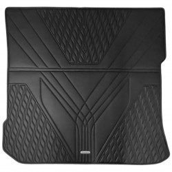 Inliner Килимок в багажник Mercedes EQS SUV X296 '23- (5 місць), екошкіра, Wave Style, чорний (Inliner)