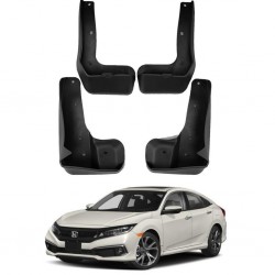 Бризковики для Honda Civic 10 '17-21, повний комплект (Surtep)