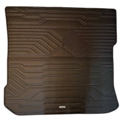 Inliner Килимок в багажник Mercedes EQS SUV X296 '23- (5 місць), екошкіра, Geometric Design, чорний з сірою ниткою (Inliner)