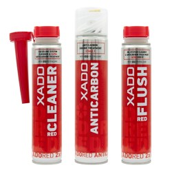 Набір засобів для оливної та паливної системи Xado 3-Stage Anticarbon Complex Treatment